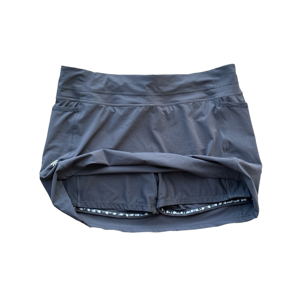 Athleta Womans Running Skort Black Size L Polyester, Spandex RN#54023 - Picture 2 of 10